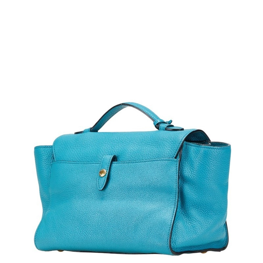 PRADA Blue Leather Shoulder Bag - Picture 2 of 10